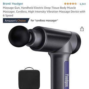 NWT Cordless Handheld Message Gun 6 speed Amazon's Choice Youdgee